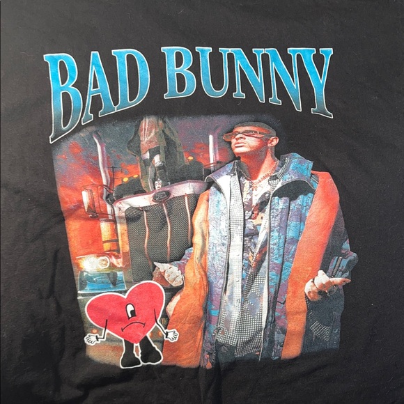 American Apparel Black Graphic Tee - Picture 2 of 5